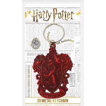 Doplněk pro panenku Harry Potter Klíčenka kovová - Nebelvír