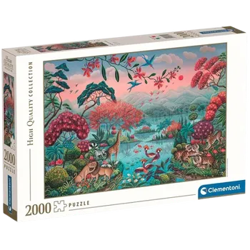 Puzzle Clementoni - Puzzle 2000 Mírumilovná džungle
