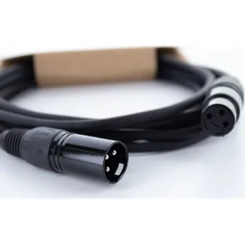 Elektrická zásuvka Cordial ED 10 FM XLR propojovací kabel [1x XLR zásuvka 3pólová - 1x XLR zástrčka 3pólová] 10 m černá