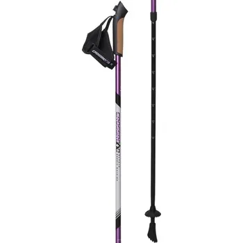 Trekingová hůl Dvoudílné nordic walking hole Crossroad NAVAJO OS Fialová, Bílá, Černá
