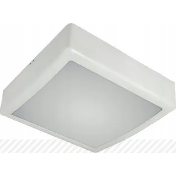 Stropní Svítidlo 1x E27 čtverec 27x27cm IRYS bílé mléčné stínidlo IP44 PAWBOL