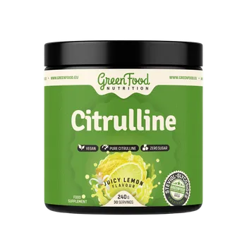 Fitness strava GREENFOOD NUTRITION Citrulline, juicy lemon 240 g
