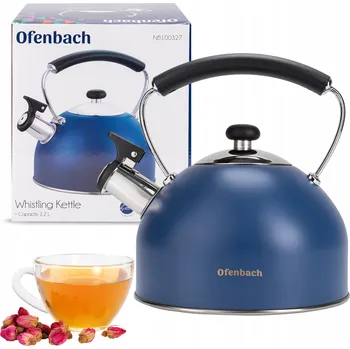 Varná konvice Konvice tradiční ocelová Ofenbach 2,2 l modrá