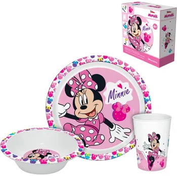 Filmová hudba Minnie jídelní set 3ks