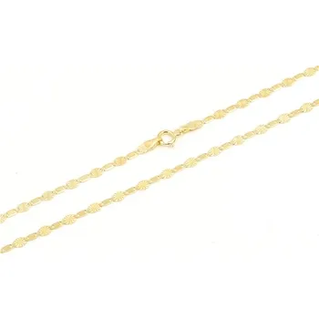 Řetízek Řetízek ze žlutého zlata valentina broušený 45 cm ZLR1582F + DÁREK ZDARMA