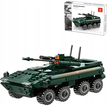 ostatní stavebnice Stavebnice Wange 3516 - obrněné vozidlo Bumerang 335 dílků