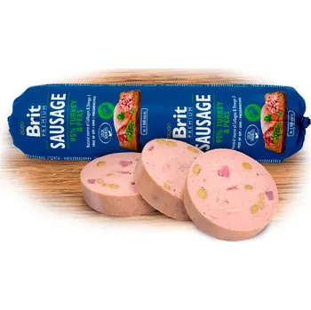 Pro psa Brit Premium Sausage Turkey & Peas 12x800g