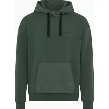 PORSCHE Unisex Hoodie Essential Svetr klokanka uni s kapucí a nápletem tmavší lahvově zelená (Pohodlná klokanka s velkým znakem na zádech)