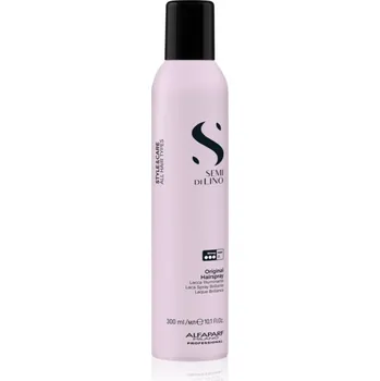 Stylingový přípravek Alfaparf Milano Semi di Lino Style&Care Original Hairspray silný lak na vlasy pro lesk pro všechny typy vlasů 300 ml