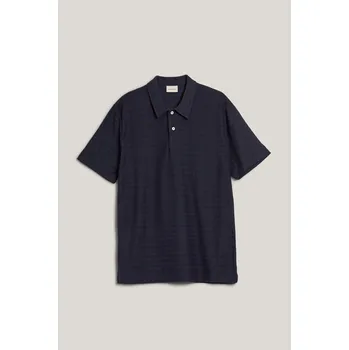 Pánská košile POLOKOŠILE GANT TEXTURED POLO EVENING BLUE