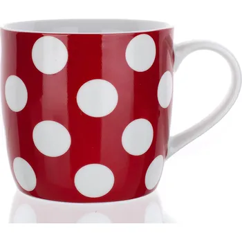 hrnek 310ml puntíky ČRV keramický BANQUET