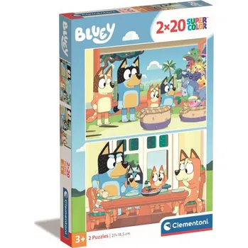 Puzzle Clementoni - Puzzle 2x20 Bluey