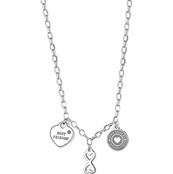 Módní doplněk S'Agapõ Dámský ocelový náhrdelník Přátelství Happy SHAR06 + 2 měsíce na vrácení zboží