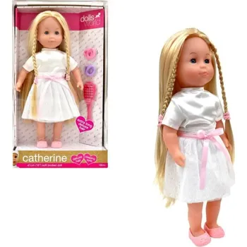 Panenka Dolls World Panenka Catherine deluxe dlouhé vlasy 41 cm