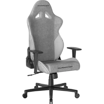 Herní židle Herní židle DXRacer GLADIATOR šedo-bílá, látková