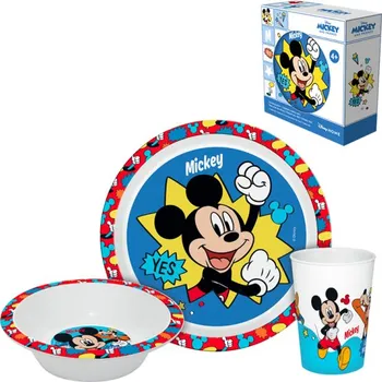 Filmová hudba Mickey jídelní set 3ks