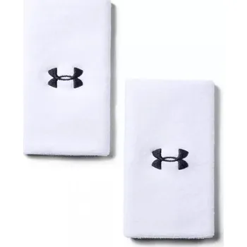 Potítko Unisexová Potítka Under Armour 6'' PERFORMANCE WRISTBAND - bílé (1 pár)