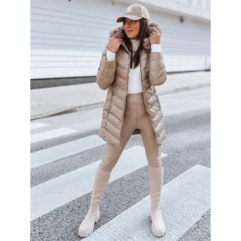 Dámská prošívaná bunda CRYSTAL Barva béžová DSTREET DStreet šedá 3204060