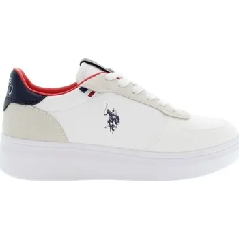 Pánská obuv Pánské tenisky U.S. POLO ASSN. CODY 45 Bílá, Tmavě modrá, Béžová, Červená