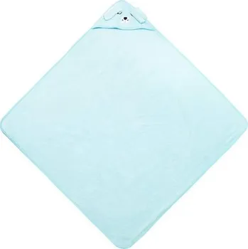 SENSILLO Koupelnový přehoz BATHFRIENDS 100x100 DOG BLUE