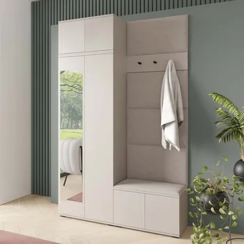 Předsíňová stěna Předsíňová stěna Bianco 4 - P/2 Barva panelů: Krémová - Trinity 01