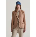 SAKO GANT SLIM TWILL BLAZER CARAMEL BEIGE