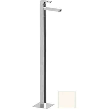 Vodovodní baterie FORATA umyvadlová baterie na připojení do podlahy, bílá mat FT016/14