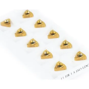 Příslušenstí k soustruhu Výměnná břitová destička 11 ER 1.5 ISO - na ocel, sada 10 ks