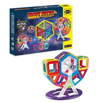 ostatní stavebnice Magnetická stavebnice 46 ks