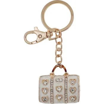 Doplněk pro panenku Přívěsek na klíče - Kabelka se srdíčky