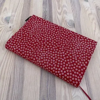 Obal na knihu Obal na knihu Bílé kytičky na červené, UNI-L