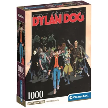 Puzzle Clementoni - Puzzle 1000 Dylan Dog: Noční můry
