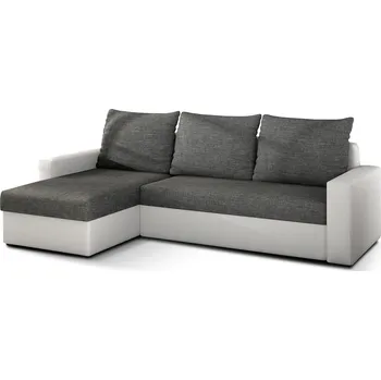 Sedací souprava Rohová rozkládací sedací souprava LIVIO 237 cm Sawana 05/Soft 17 tmavě šedá univerzální