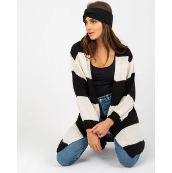 Cardigan-TW-SW-BI-M3022.29X-white-black Och Bella krémová 3206003