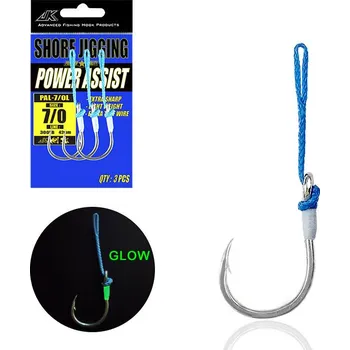 Rybářský háček JK Fishing Háčky Jig Hook PAL-L Power Single Saltwater Assist Hook Set Počet kusů: 3ks, Velikost háčku: #9/0