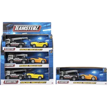 autíčko Teamsterz policejní odtahovka s autem - 2 druhy