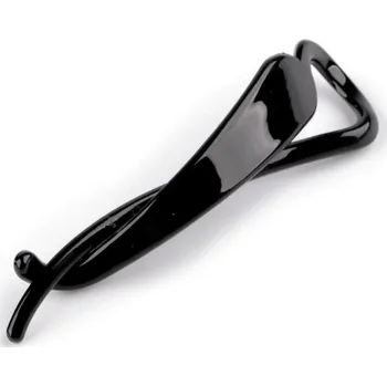 Velká spona do vlasů se zoubky 3 černá