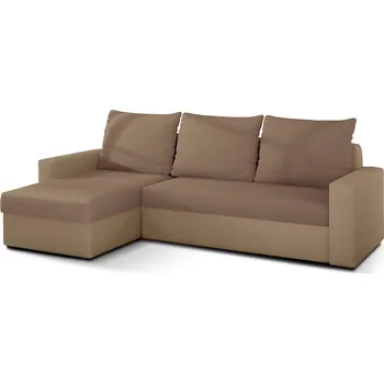 Sedací souprava Rohová rozkládací sedací souprava LIVIO 237 cm Alova 66/Alova 07 hnědá univerzální