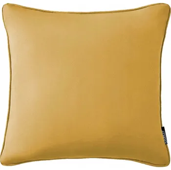 Polštář Dekorativní povlak na polštář 40x40 Aura žlutá hořčicová