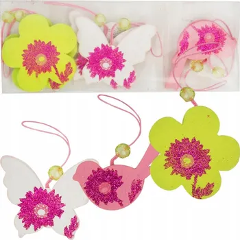 Obraz Sada 6 Dekorativních Dřevěných Velikonočních Ozdob