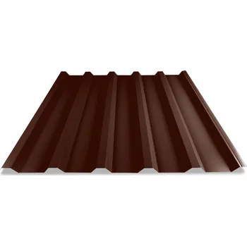 STATO Trapézový plech T35 poly - RAL 8017 (hnědá) - 0,6x1078x2500