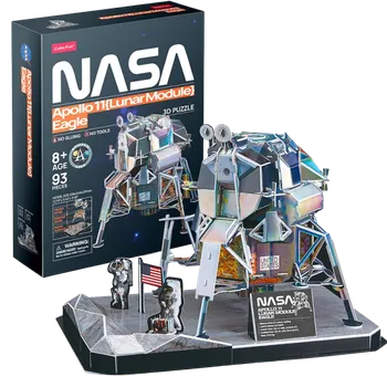 Puzzle CubicFun - Puzzle 3D Apollo 11 Lunar Module Eagle - 93 dílků