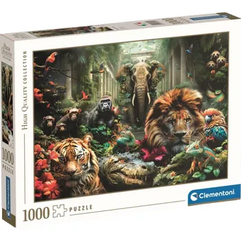 Puzzle Clementoni - Puzzle 1000 Tajuplná džungle