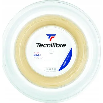 Struna na výplet tenisové rakety Tenisový výplet Tecnifibre NRG2 1.24 přírodní, 12 m, ze špulky