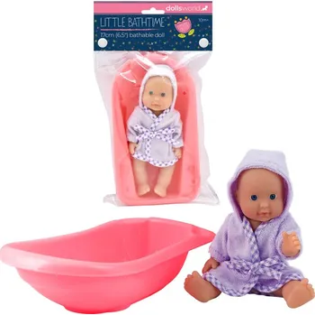 Doplněk pro panenku Dolls World - Koupací Anička a Honzík 17 cm - 2 druhy