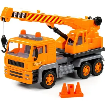 autíčko Diamant Auto - jeřáb na setrvačník 38 cm