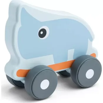 Hračka pro nejmenší DONE BY DEER dětská hračka na kolečkách Nozo modrá