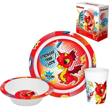 Figurka Dragon jídelní set 3ks
