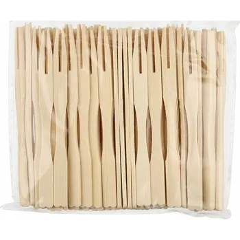 Jednorázové nádobí Párátka Lile 9 cm 100 ks bambusová