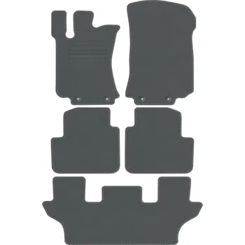 autokoberec Kobercové rohožky Edecor velurové 5 ks